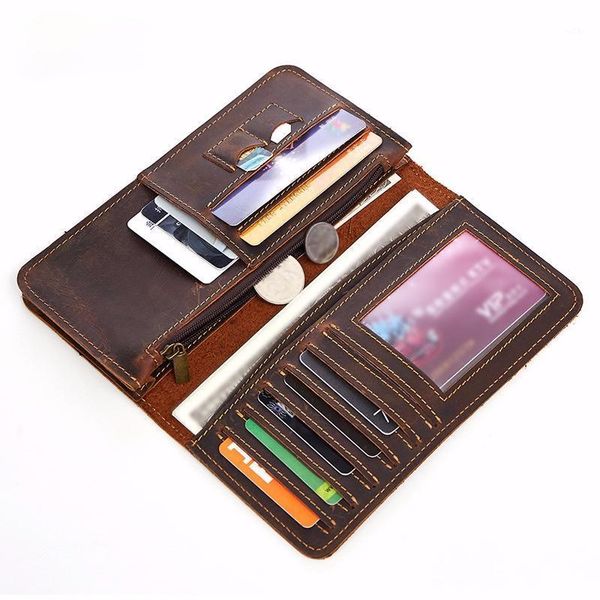 genuine leather men's wallet crazy horse business retro multi-card position clutch fashion casual long wallets bag1, Red;black
genuine leather men's wallet crazy horse business retro multi-card position clutch fashion casual long wallets bag1, Red;black
