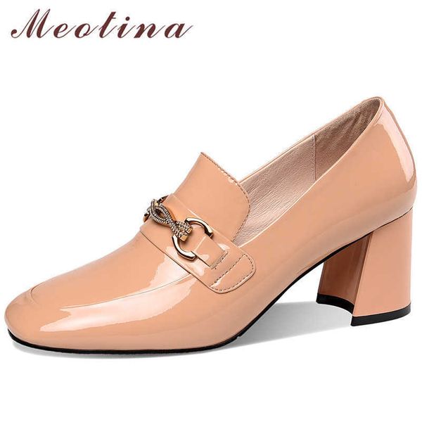 meotina genuine leather high heels square toe women shoes chunky heel pumps meatal decoration female footwear spring big size 41 210608, Black
meotina genuine leather high heels square toe women shoes chunky heel pumps meatal decoration female footwear spring big size 41 210608, Black