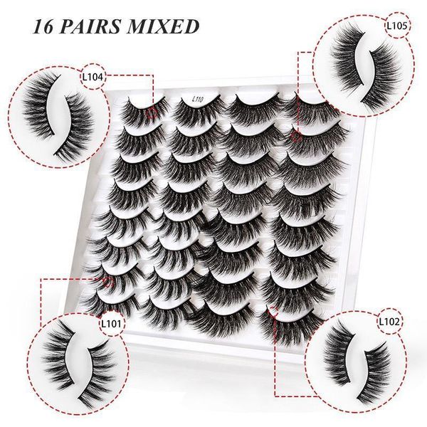 8/16 pairs 3d mink lashes pack in bulk,messy fluffy volume long faux cils,mixed dramatic natrual eyelashes packaging false1
8/16 pairs 3d mink lashes pack in bulk,messy fluffy volume long faux cils,mixed dramatic natrual eyelashes packaging false1