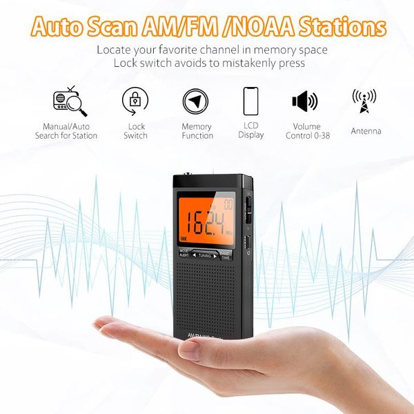 radio mini am fm pocket portable speaker weather auto-search antenna receiver with headphone jack outdoor emergency
radio mini am fm pocket portable speaker weather auto-search antenna receiver with headphone jack outdoor emergency
