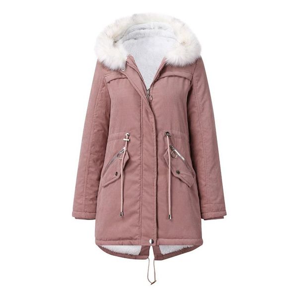 women's jackets cotton-padded coat mid-length hooded winter pure color composite warm velvet jacket thick, Black;brown
women's jackets cotton-padded coat mid-length hooded winter pure color composite warm velvet jacket thick, Black;brown