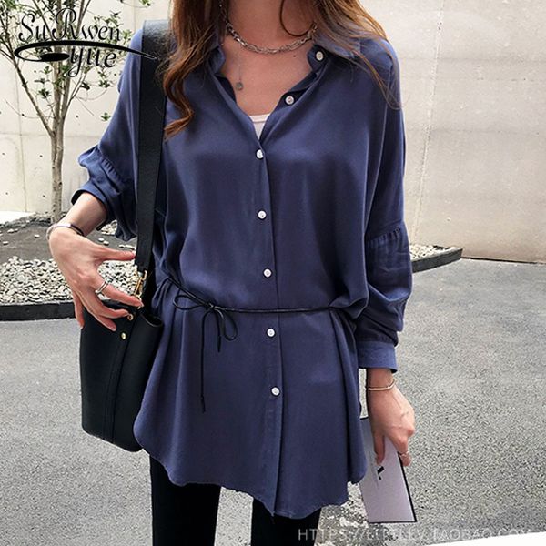 autumn fashion women shirts casual bow solid and blouses long sleeve v-neck clothing office lady 5509 50 210508, White
autumn fashion women shirts casual bow solid and blouses long sleeve v-neck clothing office lady 5509 50 210508, White