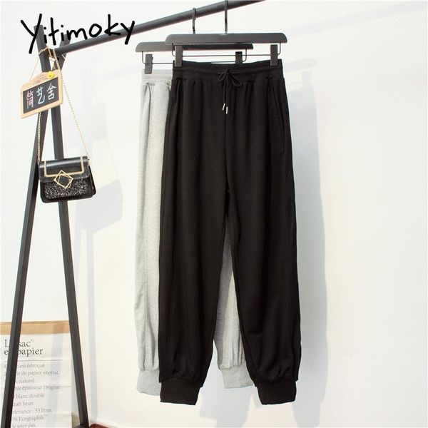 women's pants & capris yitimoky sweatpants women 2021 elastic waist plus size high drawstring fashion solid casual cargo trousers, Black;white
women's pants & capris yitimoky sweatpants women 2021 elastic waist plus size high drawstring fashion solid casual cargo trousers, Black;white