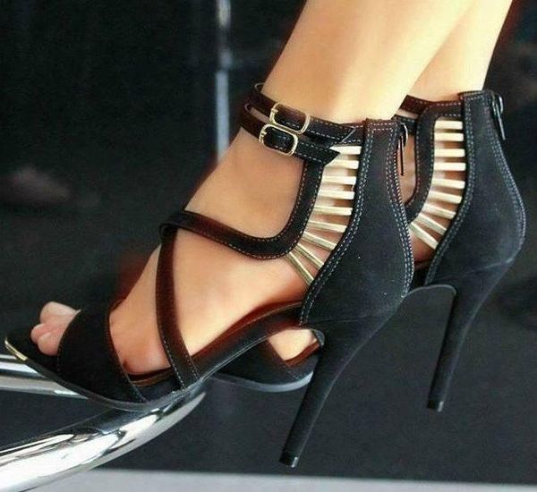 black suede ankle strap women sandals peep toe cut-out hollow ladies shoes with heel fashion summer dress
black suede ankle strap women sandals peep toe cut-out hollow ladies shoes with heel fashion summer dress
