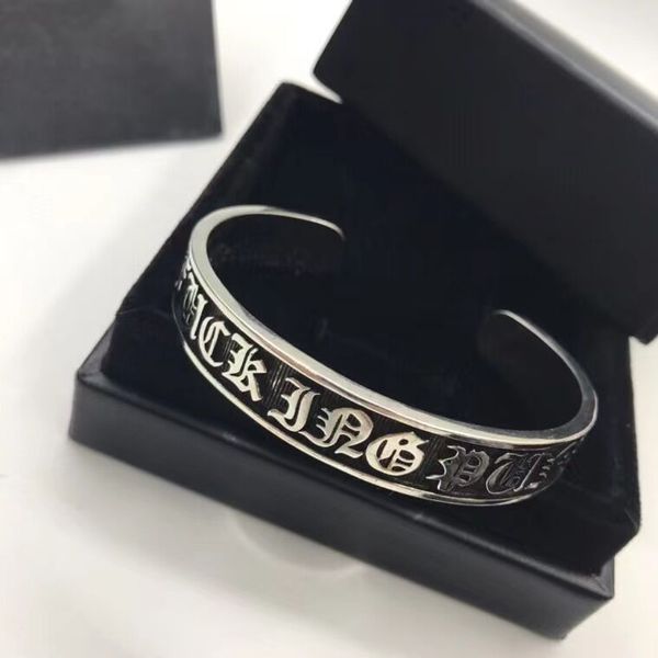 designer jewelry croquet personality fashion open adjustable make old wide bracelet couple style, Black
designer jewelry croquet personality fashion open adjustable make old wide bracelet couple style, Black