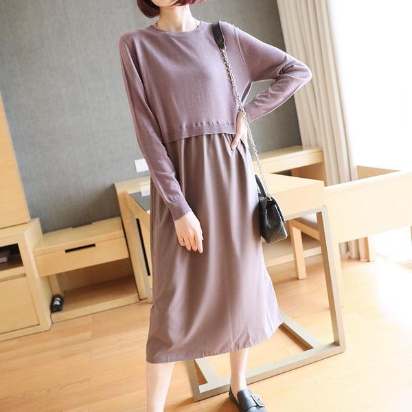 black purple khaki knitted a line midi dress for women autumn winter 2021 corset loose elegant sweater dresses knit casual, Black;gray
black purple khaki knitted a line midi dress for women autumn winter 2021 corset loose elegant sweater dresses knit casual, Black;gray