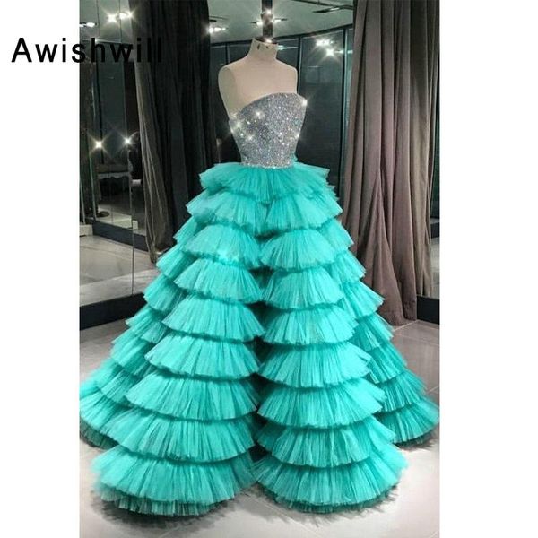 arrival strapless ball gown formal prom dress sequins tiered tulle princess evening long 2021 vestido de gala party dresses, White;black
arrival strapless ball gown formal prom dress sequins tiered tulle princess evening long 2021 vestido de gala party dresses, White;black