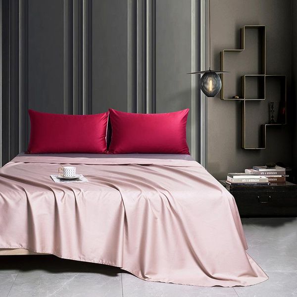 sheets & sets pink satin bed light luxury linen european style solid color queen king size sheet 100% cotton set fitted 245*270
sheets & sets pink satin bed light luxury linen european style solid color queen king size sheet 100% cotton set fitted 245*270