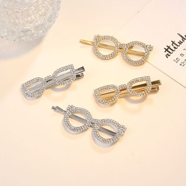 net red ins creative personality glasses hairpin full drill duck beak clip girls' clip edge clip accessories, Golden;silver
net red ins creative personality glasses hairpin full drill duck beak clip girls' clip edge clip accessories, Golden;silver