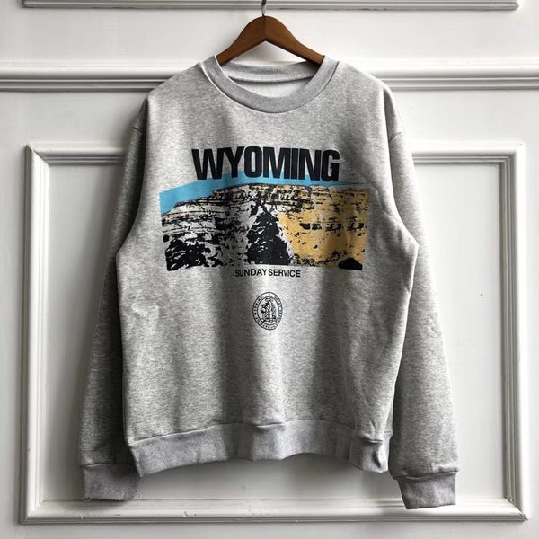 kanye west sunday service tour wyoming women winter hiphop sweatshirts hoodie men pullovers, Black
kanye west sunday service tour wyoming women winter hiphop sweatshirts hoodie men pullovers, Black
