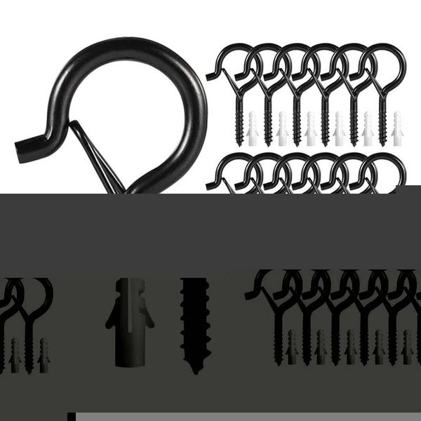 hooks & rails 20 pack q-hanger with safety buckle,wall cabinet ceiling for string lights plants wind chimes light clips
hooks & rails 20 pack q-hanger with safety buckle,wall cabinet ceiling for string lights plants wind chimes light clips