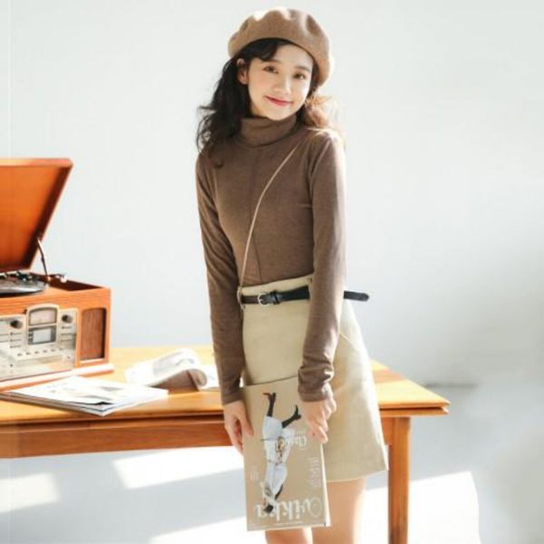 soft korean style skinny winter turtleneck women bodycon basic pullovers long sleeve pull femme coat female fs5770, White;black
soft korean style skinny winter turtleneck women bodycon basic pullovers long sleeve pull femme coat female fs5770, White;black