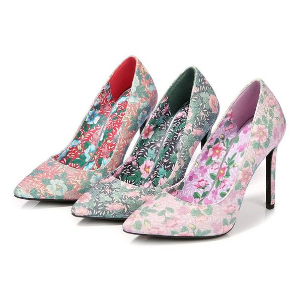 dress shoes ethnic style women's printed floral pointed toe high heels 11cm spring & summer female pumps 35--46 oulyyyogo, Black
dress shoes ethnic style women's printed floral pointed toe high heels 11cm spring & summer female pumps 35--46 oulyyyogo, Black