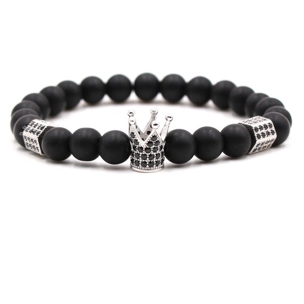 kimter natural lava stone beaded bangles black men women charm bangle fashion crown strand bracelets for couple jewelry q77fz, Golden;silver
kimter natural lava stone beaded bangles black men women charm bangle fashion crown strand bracelets for couple jewelry q77fz, Golden;silver