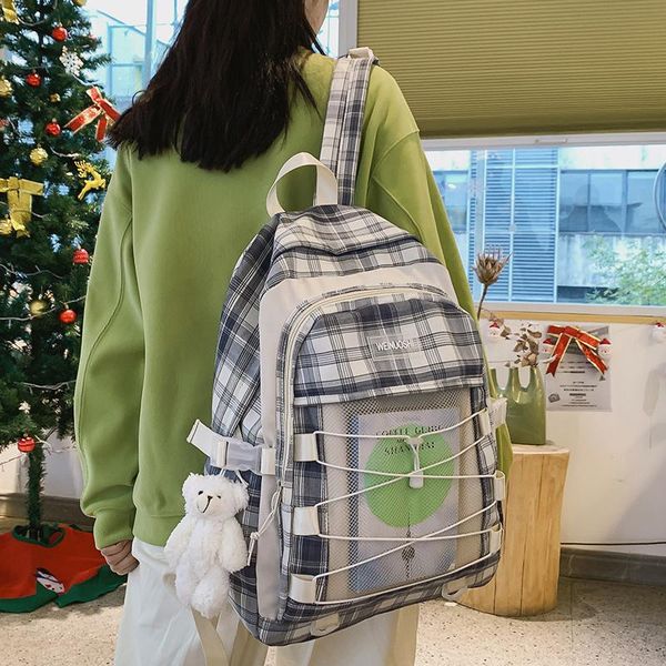 backpack ins schoolbag female plaid korean junior high school students large capacity wild
backpack ins schoolbag female plaid korean junior high school students large capacity wild