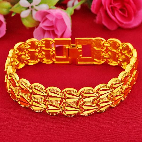 link, chain fashion bracelet vietnam sand gold men's watch brass plated jewelry square hollow buckle wide boyfriend gift, Black
link, chain fashion bracelet vietnam sand gold men's watch brass plated jewelry square hollow buckle wide boyfriend gift, Black