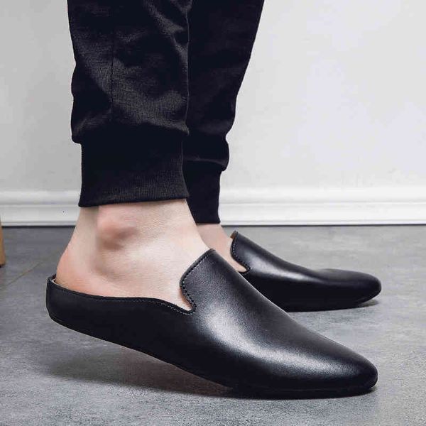 dress shoes outdoor men leather comfortable half shoes for slide slipper brand designer italian s casual ayakkabi w5 x8tg, Black
dress shoes outdoor men leather comfortable half shoes for slide slipper brand designer italian s casual ayakkabi w5 x8tg, Black