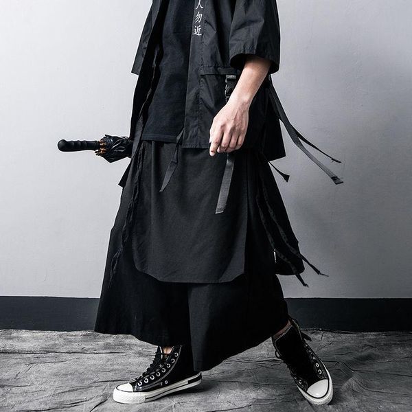 mrgoldenbowl men's trend dark black loose straight japanese style pants ninja midweight ankle-length
mrgoldenbowl men's trend dark black loose straight japanese style pants ninja midweight ankle-length
