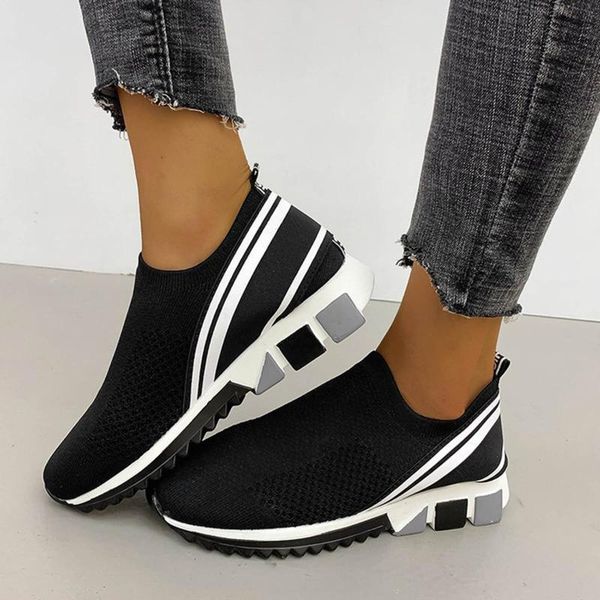 sandals women's flying woven mesh casual shoes breathable deep mouth sneakers plus size 40-43 female women, Black
sandals women's flying woven mesh casual shoes breathable deep mouth sneakers plus size 40-43 female women, Black