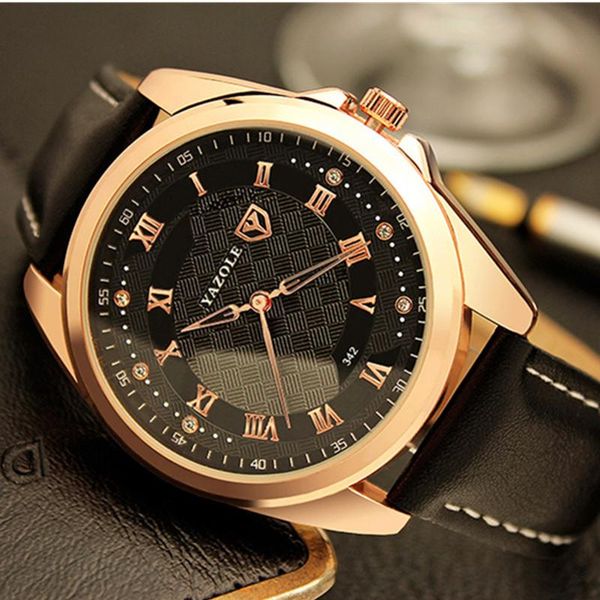 wristwatches yazole business watch men fashion sport watches men's waterproof quartz wrist clock reloj hombre, Slivery;brown
wristwatches yazole business watch men fashion sport watches men's waterproof quartz wrist clock reloj hombre, Slivery;brown