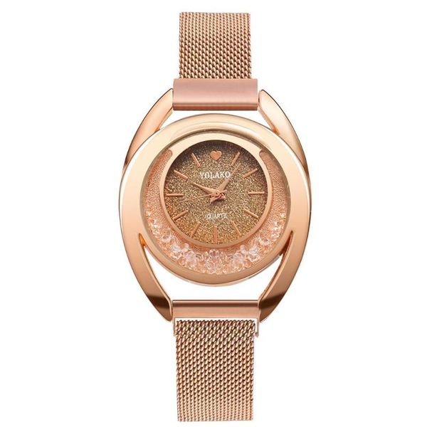wristwatches fashion alloy mesh belt women watch casual personality ladies quicksand dial quartz, Slivery;brown
wristwatches fashion alloy mesh belt women watch casual personality ladies quicksand dial quartz, Slivery;brown