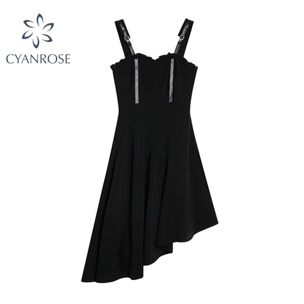 black spaghetti strap dress women summer gothic punk patchwork irregular dresses female harajuku sleeveless cool frcoks 210515, Black;gray
black spaghetti strap dress women summer gothic punk patchwork irregular dresses female harajuku sleeveless cool frcoks 210515, Black;gray
