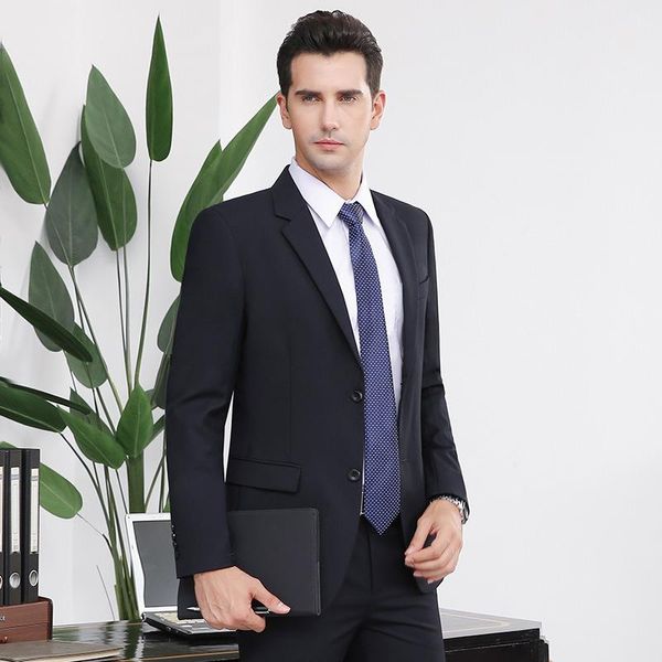 men's suits & blazers 2021 latest tailored clothing for man slim fit black double buckle 2 pieces groomsmen formal wear business attire, White;black
men's suits & blazers 2021 latest tailored clothing for man slim fit black double buckle 2 pieces groomsmen formal wear business attire, White;black