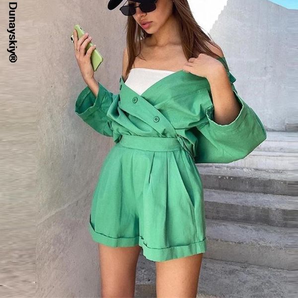 women's tracksuits summer loung wear green casual shorts set 2021 short sleeve shirt and two piece outfits women tracksuit, Gray
women's tracksuits summer loung wear green casual shorts set 2021 short sleeve shirt and two piece outfits women tracksuit, Gray