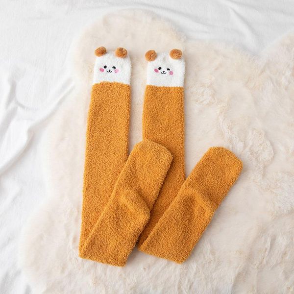 sports socks 2# cotton womwn coral fleece over the knee thicken warm sleeping towel striped winter women stockings, Black
sports socks 2# cotton womwn coral fleece over the knee thicken warm sleeping towel striped winter women stockings, Black