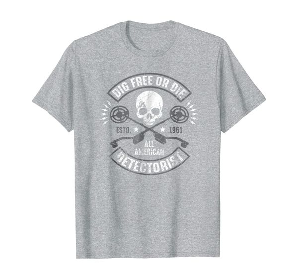 cool patriotic dig or die metal detector t-shirt, White;black
cool patriotic dig or die metal detector t-shirt, White;black