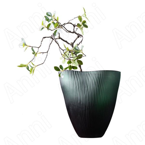 vases american green glass vase european classical large tall floor for living room office flower pots nordic decoration home
vases american green glass vase european classical large tall floor for living room office flower pots nordic decoration home