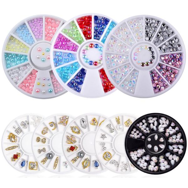 nail art decorations mixed sizes wheel rhinestone crystal decoration 3d tips design manicure acrylic uv gel polish glitter gems accessories, Silver;gold
nail art decorations mixed sizes wheel rhinestone crystal decoration 3d tips design manicure acrylic uv gel polish glitter gems accessories, Silver;gold