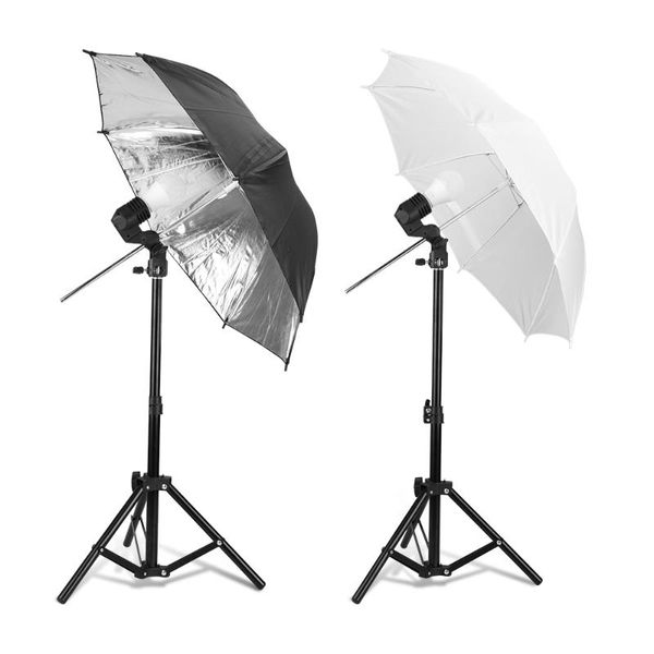 26inch mini soft lighting umbrella kit translucent white black/silver diffuser 68cm tripod 9w led lamp for deskvide & studio accessories
26inch mini soft lighting umbrella kit translucent white black/silver diffuser 68cm tripod 9w led lamp for deskvide & studio accessories