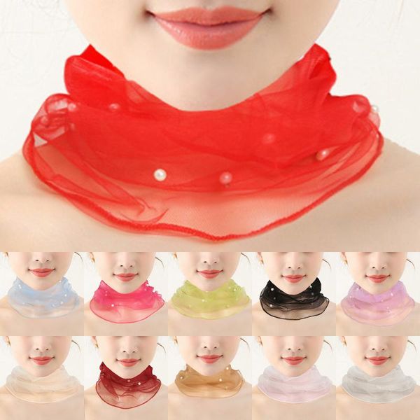 scarves beaded solid color bib collar summer sunscreen fake silk scarf breathable mesh children's accessories necklace, Blue;gray
scarves beaded solid color bib collar summer sunscreen fake silk scarf breathable mesh children's accessories necklace, Blue;gray