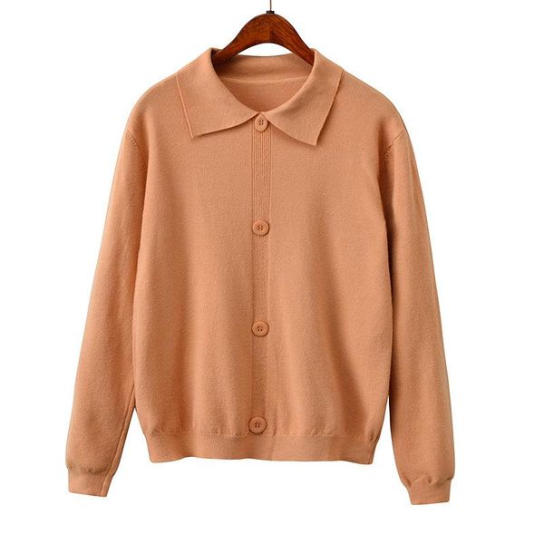 autumn korean women's knitted turn down collar long sleeve button sweaters and pullovers femme tricot pull, White;black
autumn korean women's knitted turn down collar long sleeve button sweaters and pullovers femme tricot pull, White;black