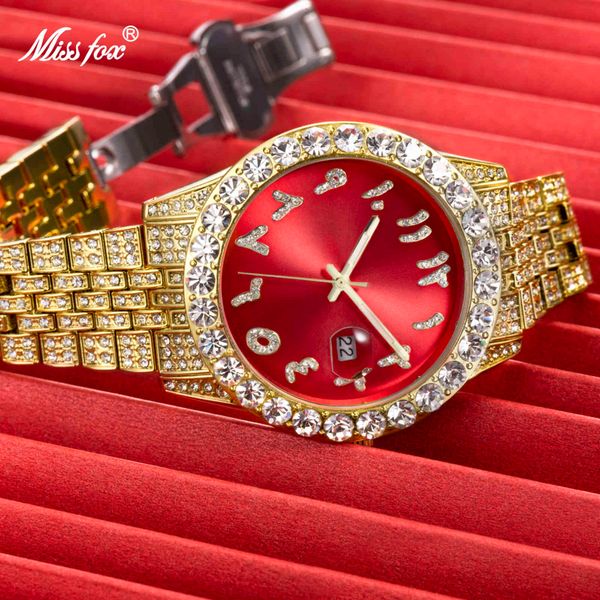 missfox quartz men's diamond ice out watch men waterproof diver luxury silver calendar steel relogio masculin, Slivery;brown
missfox quartz men's diamond ice out watch men waterproof diver luxury silver calendar steel relogio masculin, Slivery;brown