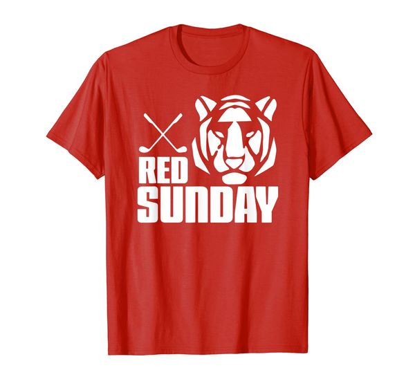tiger red sunday golf tshirt, White;black
tiger red sunday golf tshirt, White;black