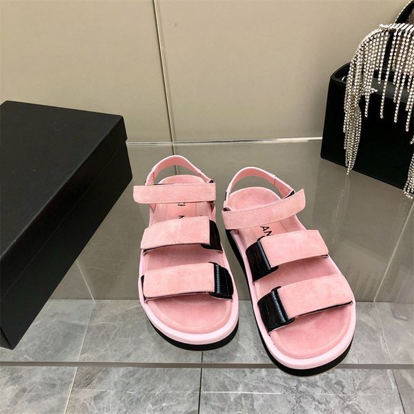 explosive women's velcro sandals pink beach summer slippers sports flat luxury designer shoes platform leather waterproof, Black
explosive women's velcro sandals pink beach summer slippers sports flat luxury designer shoes platform leather waterproof, Black