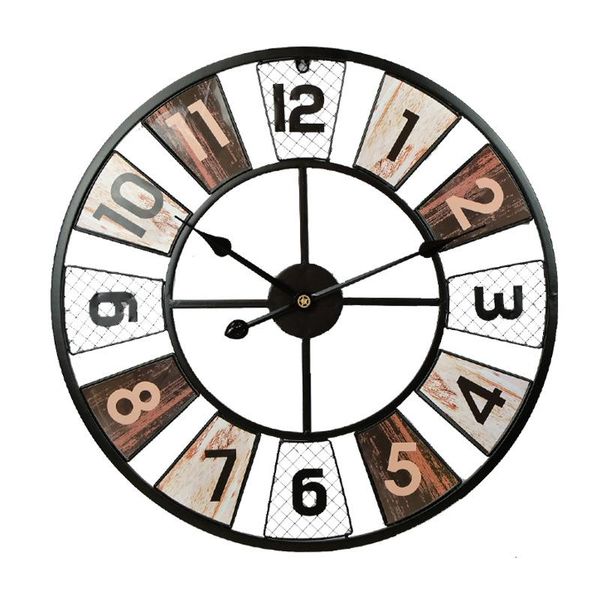 wall clocks wrought iron american retro living room clock round metal creative decorative watch
wall clocks wrought iron american retro living room clock round metal creative decorative watch