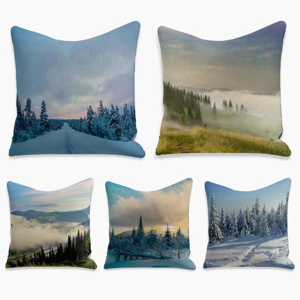 pillow case landscape snow scene square cushion cover polyester throw pillows cushions for home decor 45x45cm
pillow case landscape snow scene square cushion cover polyester throw pillows cushions for home decor 45x45cm