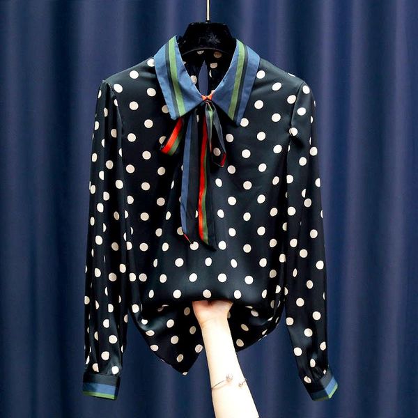 women's blouses & shirts style print shirt and blouse women chic long sleeve bow collar autumn spring clothes ls080, White
women's blouses & shirts style print shirt and blouse women chic long sleeve bow collar autumn spring clothes ls080, White
