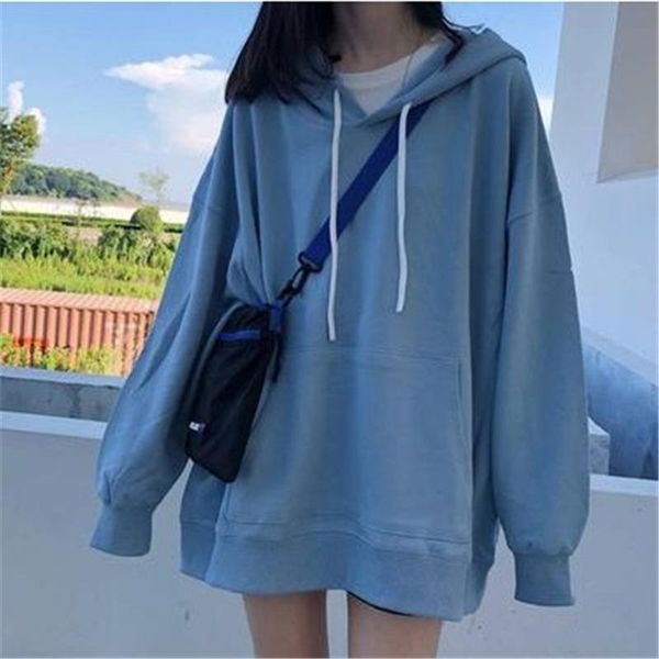 women's hoodies & sweatshirts loose autumn women 2021 casual long sleeve hooded harajuku streetwear white pullovers plus size, Black
women's hoodies & sweatshirts loose autumn women 2021 casual long sleeve hooded harajuku streetwear white pullovers plus size, Black