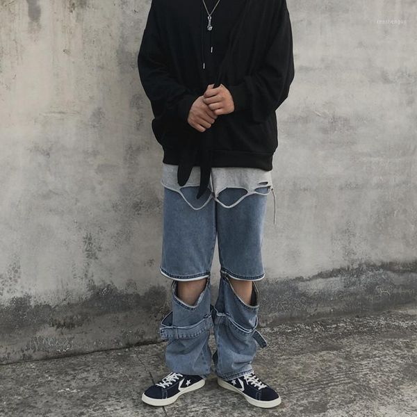 gothic stitching loose straight vintage punk harajuku hip hop jeans plus size zipper fun tube ins streetwear fashion pants women's & ca, Black;white
gothic stitching loose straight vintage punk harajuku hip hop jeans plus size zipper fun tube ins streetwear fashion pants women's & ca, Black;white