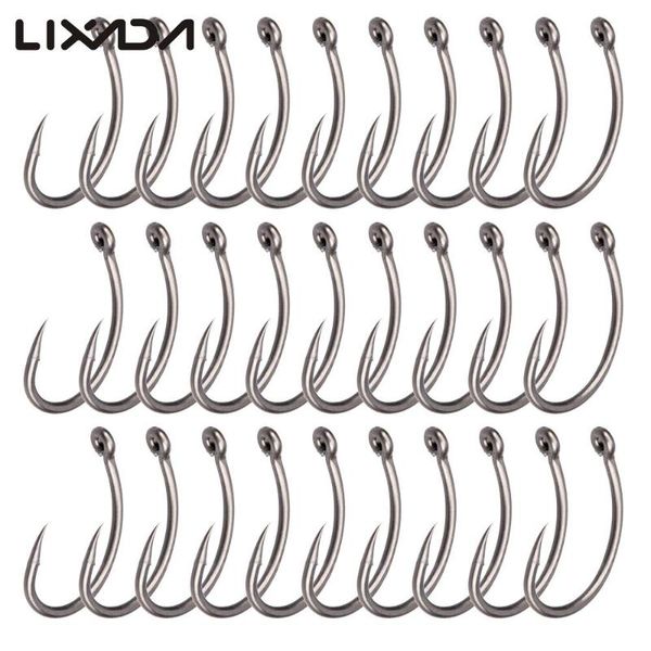 lixada 30pcs/lot fishing curve hooks 6#/8#/10# peft barbed fishhooks carp tackle accessories
lixada 30pcs/lot fishing curve hooks 6#/8#/10# peft barbed fishhooks carp tackle accessories
