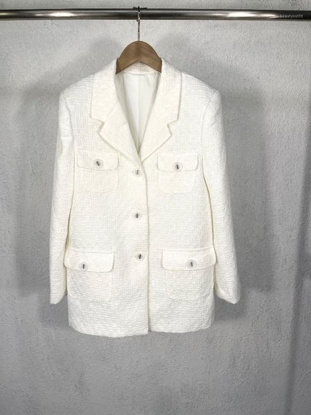 women's suits & blazers early autumn of 2021 the retro jacquard single-breasted chadou suit jacket pocket long cloth 0729, White;black
women's suits & blazers early autumn of 2021 the retro jacquard single-breasted chadou suit jacket pocket long cloth 0729, White;black