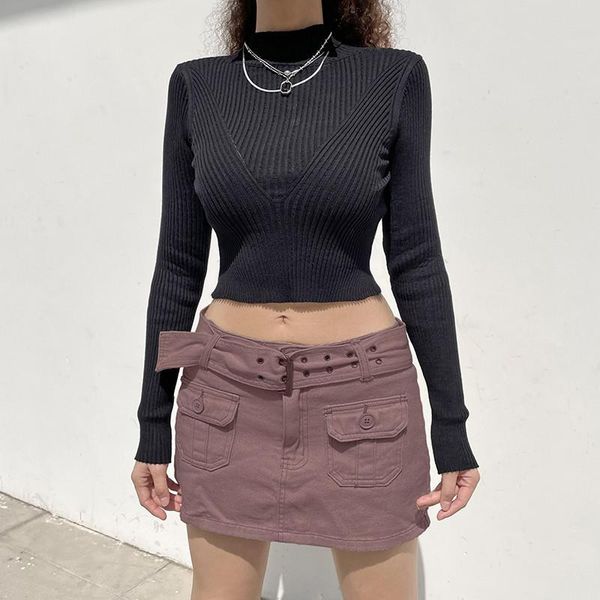 women's sweaters sweater solid casual simple knitted round collar long sleeve cropped slim fit navel pullovers female autumn winter, White;black
women's sweaters sweater solid casual simple knitted round collar long sleeve cropped slim fit navel pullovers female autumn winter, White;black