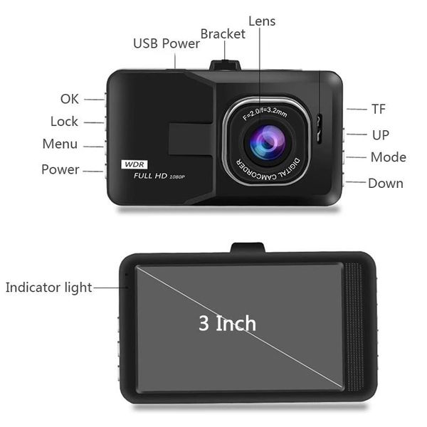 internal ip cameras full hd 1080p dash cam support usb recorder driving for car dvr camera 3" cycle recording night wide angle dashcam
internal ip cameras full hd 1080p dash cam support usb recorder driving for car dvr camera 3" cycle recording night wide angle dashcam