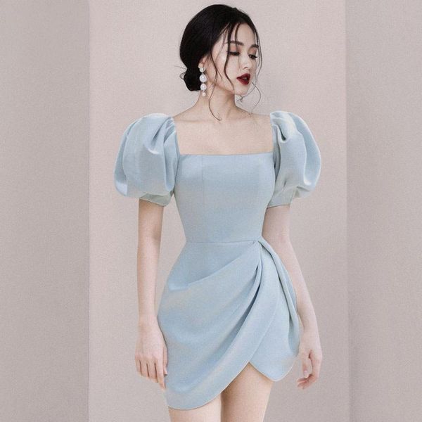 elegant puff sleeve womens dresses off shoulder vintage dress women solid bodycon club slim ruched short female streetwear party, Black;gray
elegant puff sleeve womens dresses off shoulder vintage dress women solid bodycon club slim ruched short female streetwear party, Black;gray