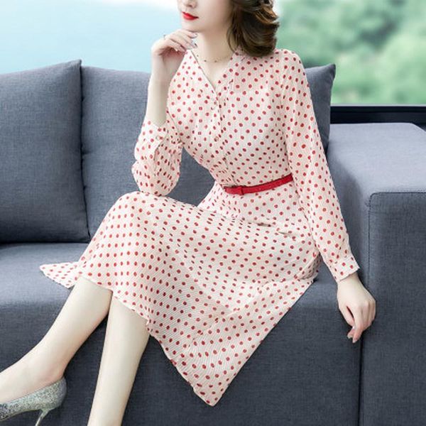 casual dresses 2021 spring and autumn ladies fashion high-end was thin elegant long-sleeved dress tide, Black;gray
casual dresses 2021 spring and autumn ladies fashion high-end was thin elegant long-sleeved dress tide, Black;gray