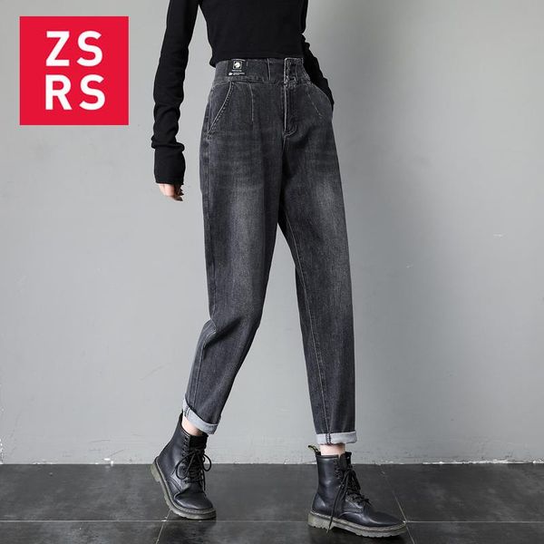 women's jeans zsrs woman autumn elastic waist boyfriend trousers vintage ladies denim harem pants casual loose, Blue
women's jeans zsrs woman autumn elastic waist boyfriend trousers vintage ladies denim harem pants casual loose, Blue